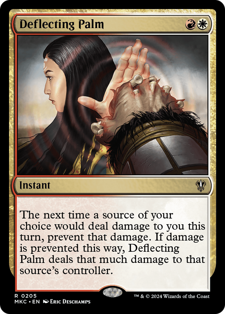 Deflecting Palm (MKC-205) [Murders at Karlov Manor Commander] MTG Single Wizards of the Coast