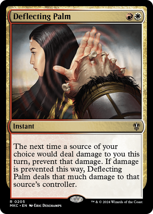 Deflecting Palm (MKC-205) [Murders at Karlov Manor Commander] MTG Single Wizards of the Coast