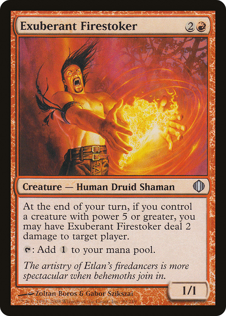 Exuberant Firestoker (ALA-099) [Shards of Alara] MTG Single Wizards of the Coast