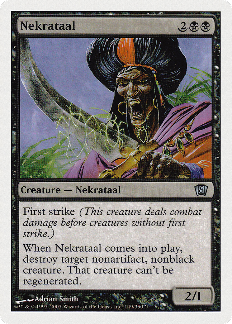 Nekrataal (8ED-149) [8th Edition] MTG Single Wizards of the Coast