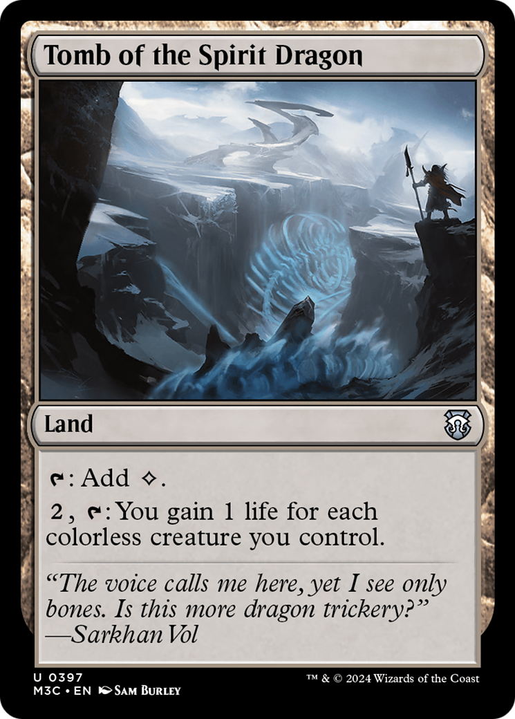 Tomb of the Spirit Dragon (M3C-397) [Modern Horizons 3 Commander] MTG Single Wizards of the Coast