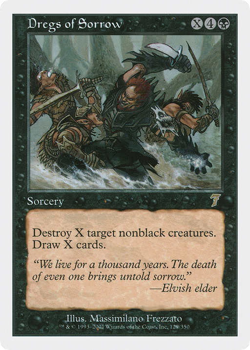 Dregs of Sorrow (7ED-129) [7th Edition] MTG Single Wizards of the Coast