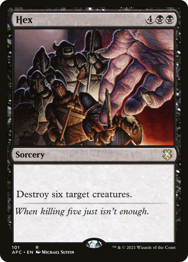 Hex (AFC-101) [Forgotten Realms Commander] MTG Single Wizards of the Coast
