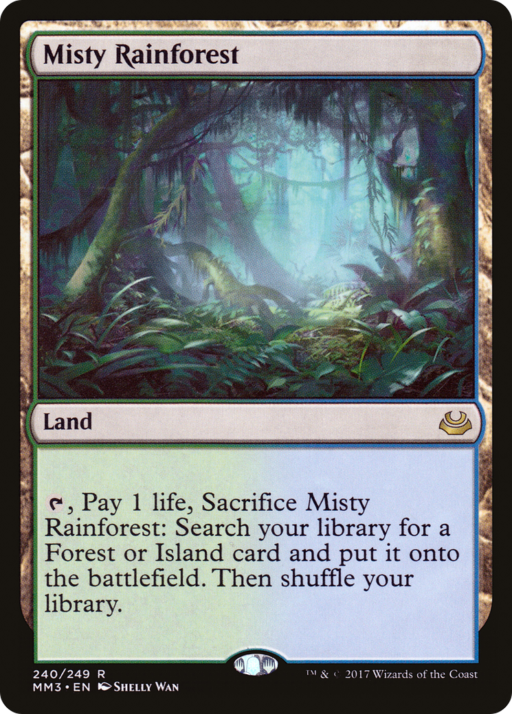 Misty Rainforest (MM3-240) [Modern Masters 2017] MTG Single Modern Masters 2017
