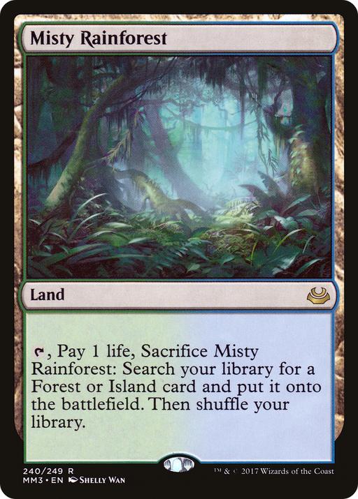Misty Rainforest (MM3-240) [Modern Masters 2017] MTG Single Modern Masters 2017