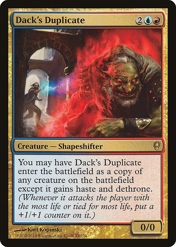 Dack's Duplicate (CNS-043) [Conspiracy] Foil MTG Single Wizards of the Coast