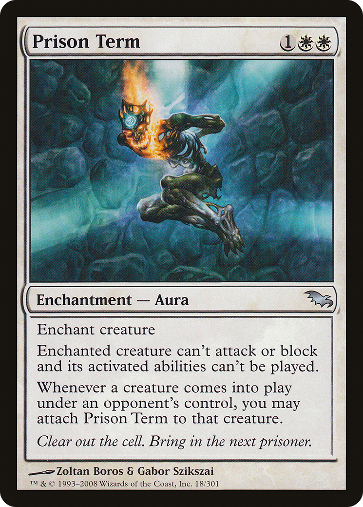 Prison Term (SHM-018) [Shadowmoor] MTG Single Wizards of the Coast