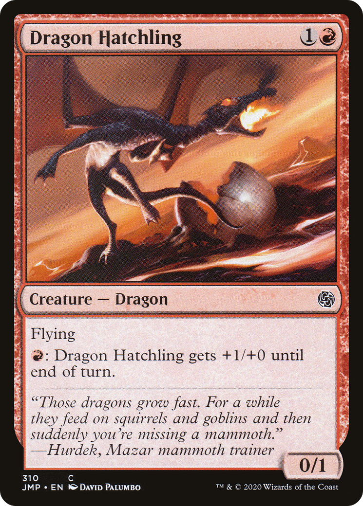 Dragon Hatchling (JMP-310) [Jumpstart] MTG Single Wizards of the Coast