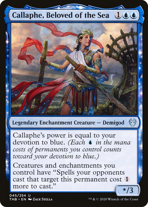 Callaphe, Beloved of the Sea (THB-045) [Theros Beyond Death] Foil MTG Single Wizards of the Coast