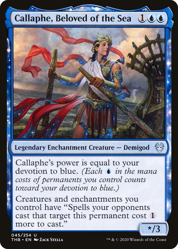 Callaphe, Beloved of the Sea (THB-045) [Theros Beyond Death] MTG Single Wizards of the Coast