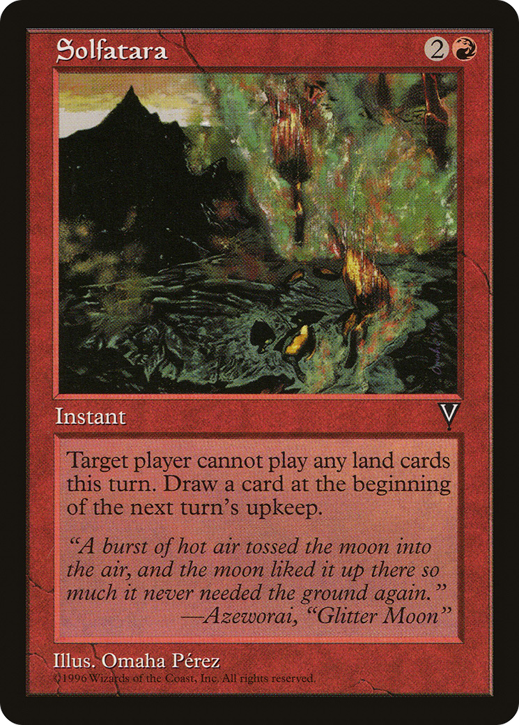Solfatara (VIS-093) [Visions] MTG Single Wizards of the Coast