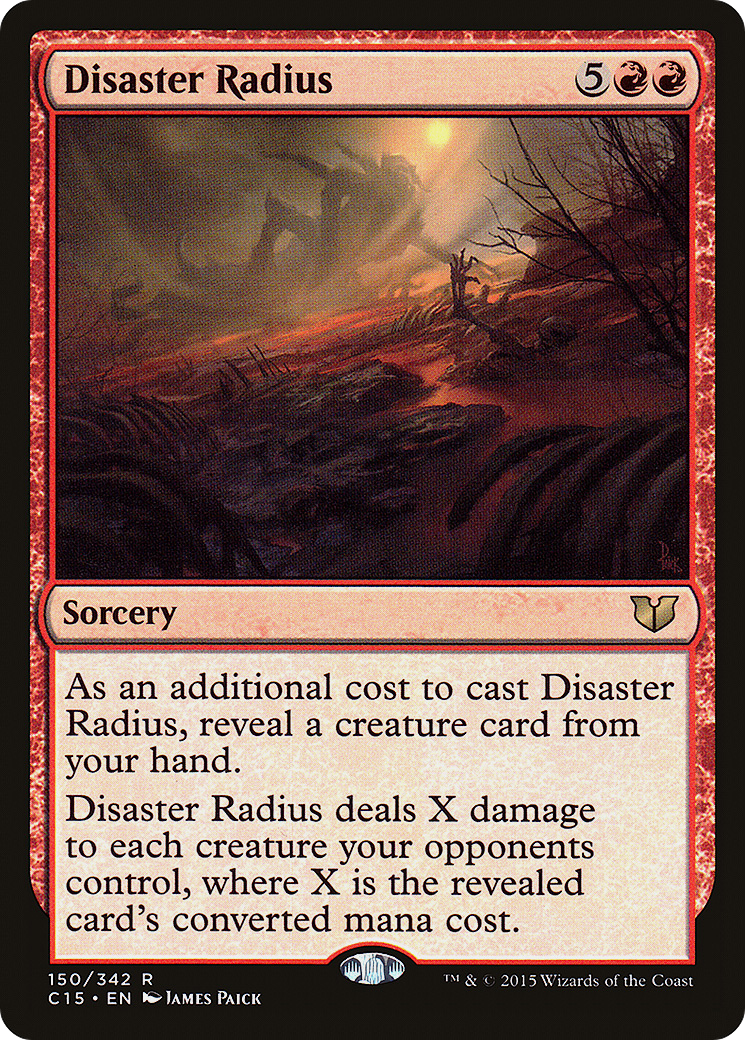 Disaster Radius (C15-150) [Commander 2015] MTG Single Wizards of the Coast