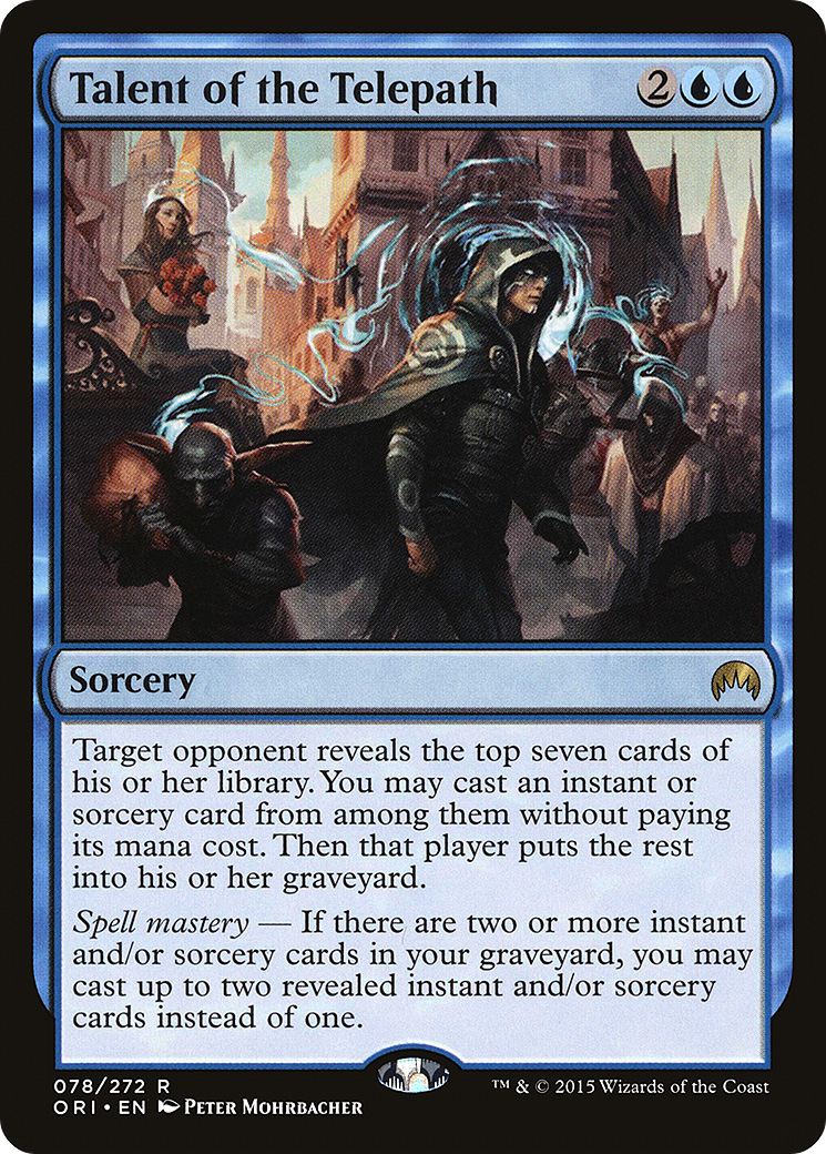 Talent of the Telepath (ORI-078) [Magic Origins] Foil MTG Single Wizards of the Coast
