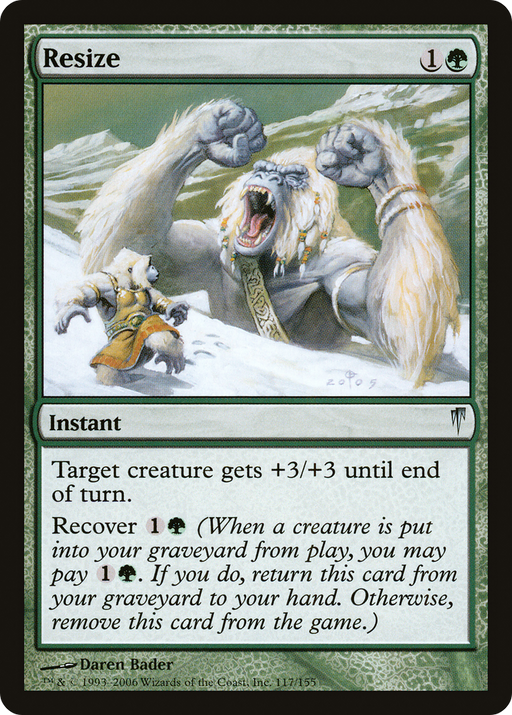 Resize (CSP-117) [Coldsnap] MTG Single Wizards of the Coast