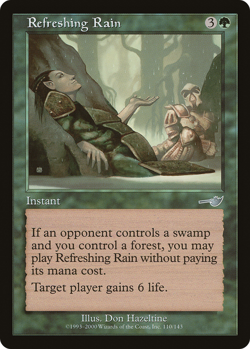 Refreshing Rain (NMS-110) [Nemesis] MTG Single Wizards of the Coast