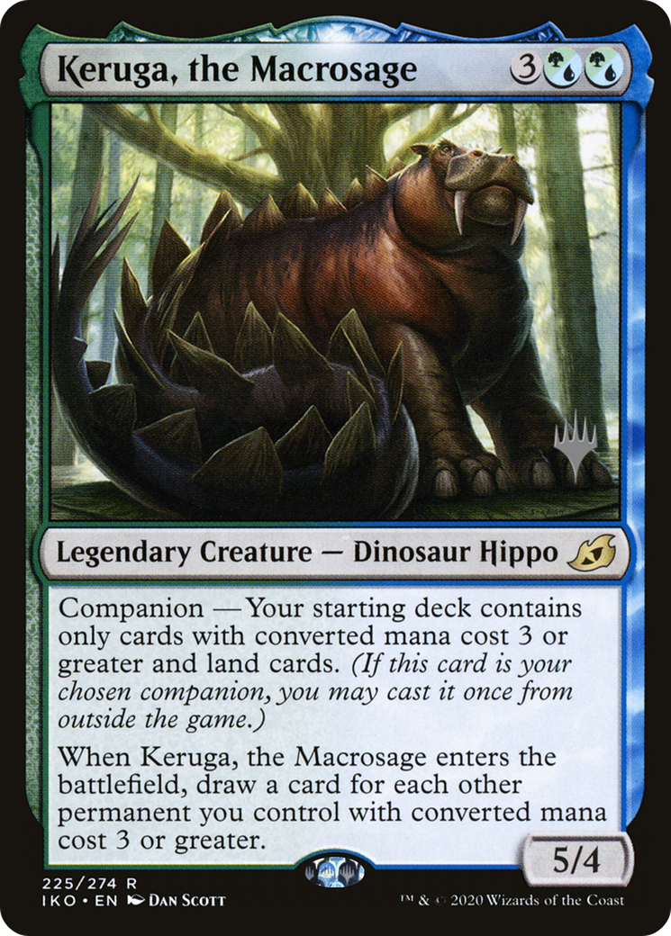 Keruga, the Macrosage (PPIKO-225P) [Ikoria: Lair of Behemoths Promos] Foil MTG Single Wizards of the Coast