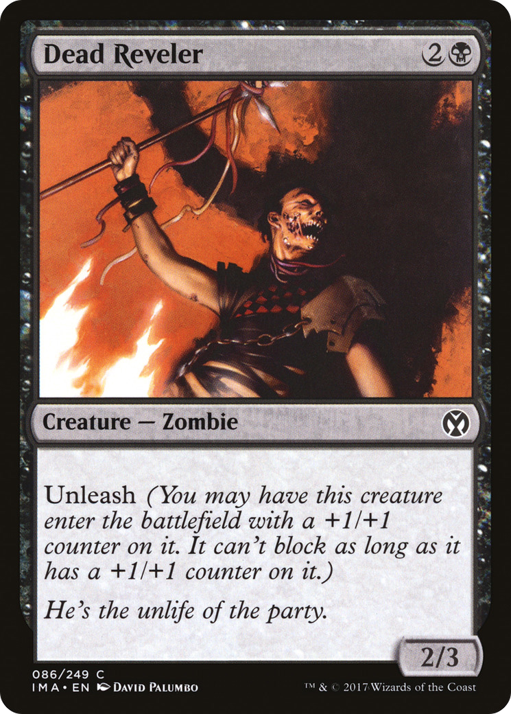 Dead Reveler (IMA-086) [Iconic Masters] Foil MTG Single Wizards of the Coast