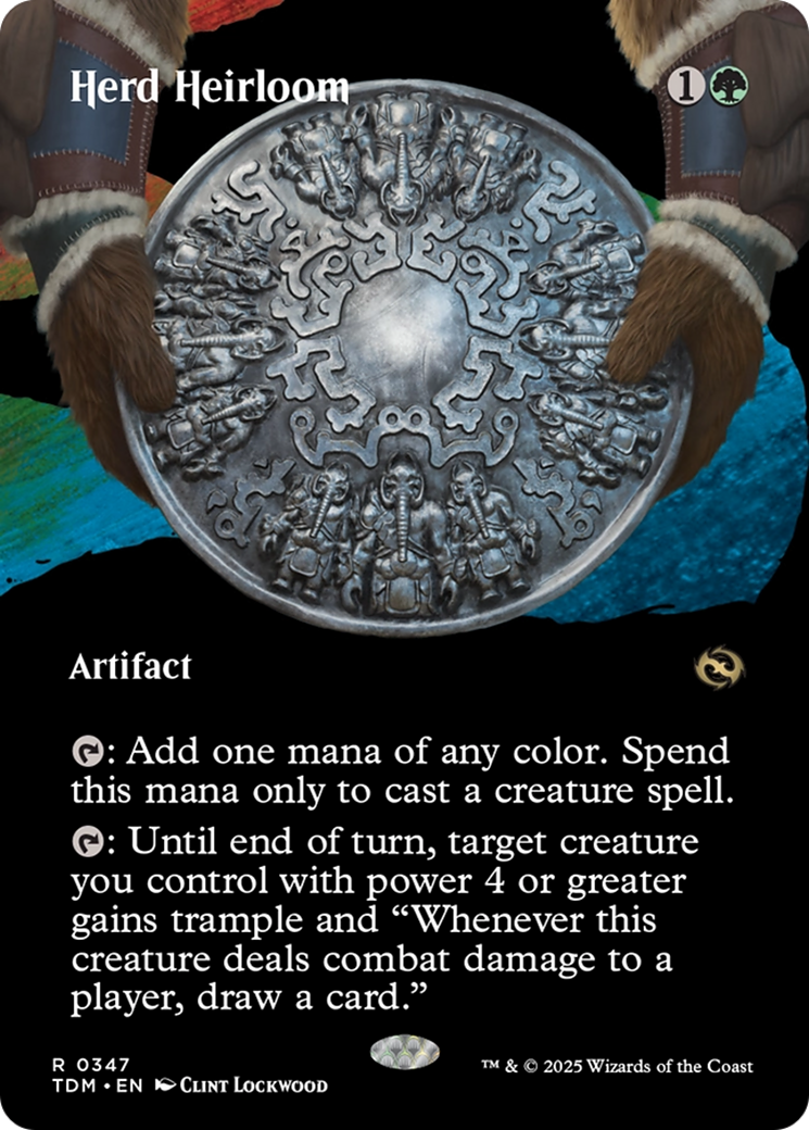 Herd Heirloom (Borderless) (TDM-347) [Tarkir: Dragonstorm] MTG Single Wizards of the Coast
