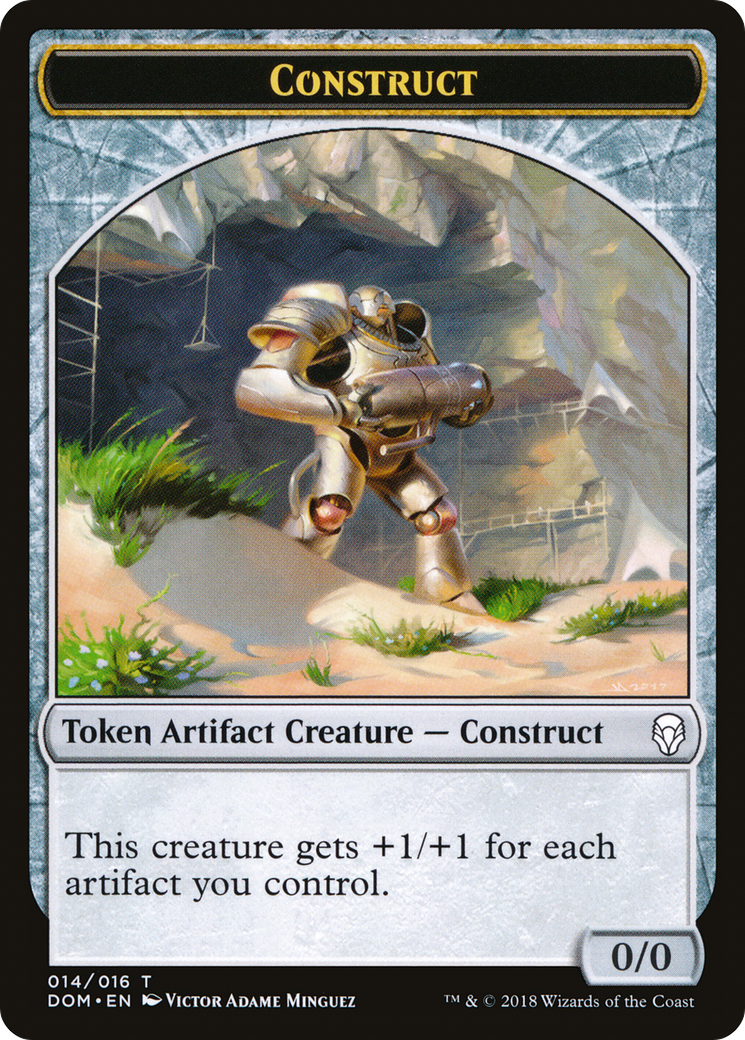 Construct Token (DOM-014) [Tokens] Dominaria Tokens MTG Single Wizards of the Coast