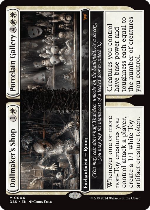 Dollmaker's Shop // Porcelain Gallery (DSK-004) [Duskmourn: House of Horror] MTG Single Wizards of the Coast