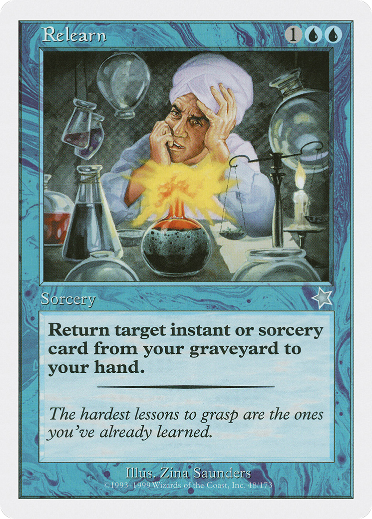 Relearn (S99-048) [Misc] Starter 1999 MTG Single Wizards of the Coast