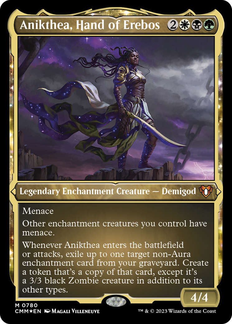 Anikthea, Hand of Erebos (CMM-780) [Commander Masters] Etched Foil MTG Single Wizards of the Coast