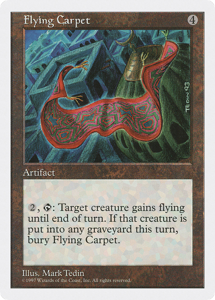 Flying Carpet (5ED-371) [Fifth Edition] MTG Single Wizards of the Coast