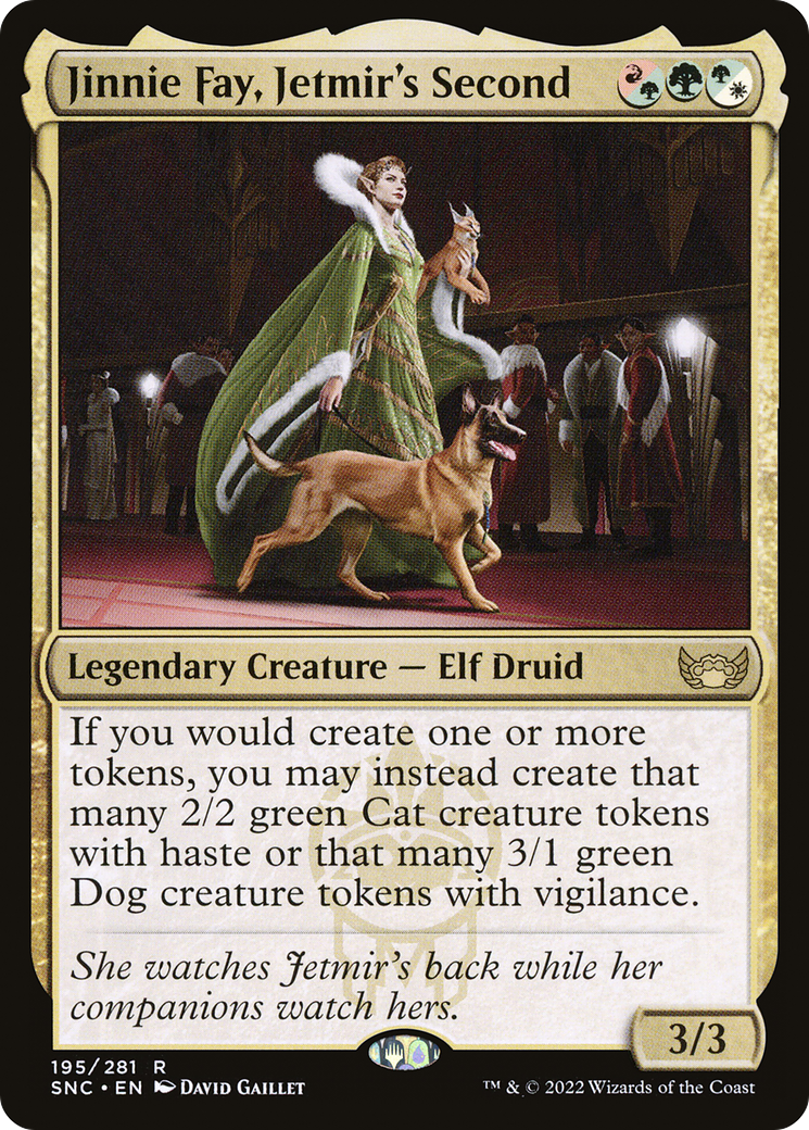 Jinnie Fay, Jetmir's Second (SNC-195) [Streets of New Capenna] Foil MTG Single Wizards of the Coast