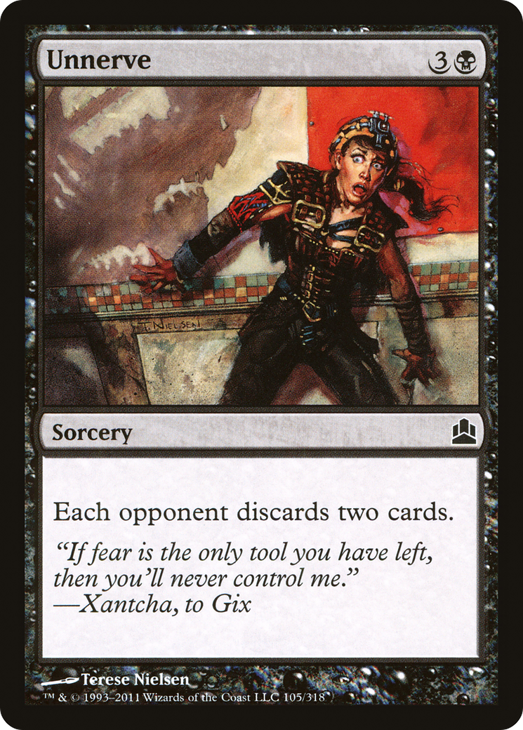 Unnerve (CMD-105) [Commander 2011] MTG Single Wizards of the Coast