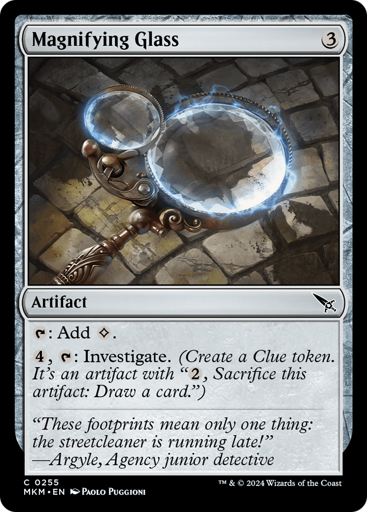 Magnifying Glass (MKM-255) [Murders at Karlov Manor] MTG Single Murders at Karlov Manor