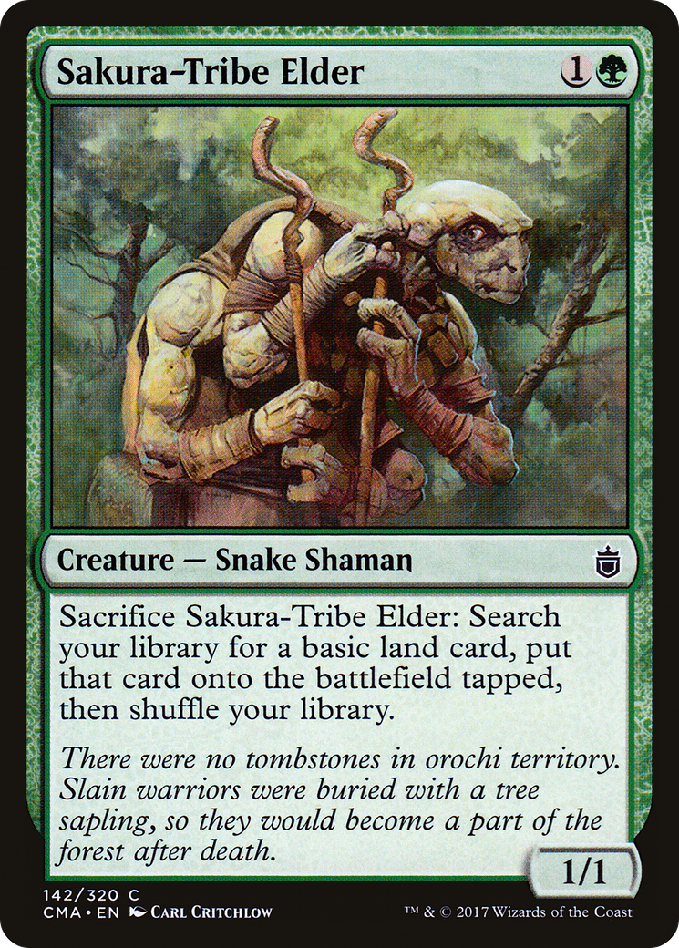 Sakura-Tribe Elder (CMA-142) [Commander Anthology] MTG Single Wizards of the Coast