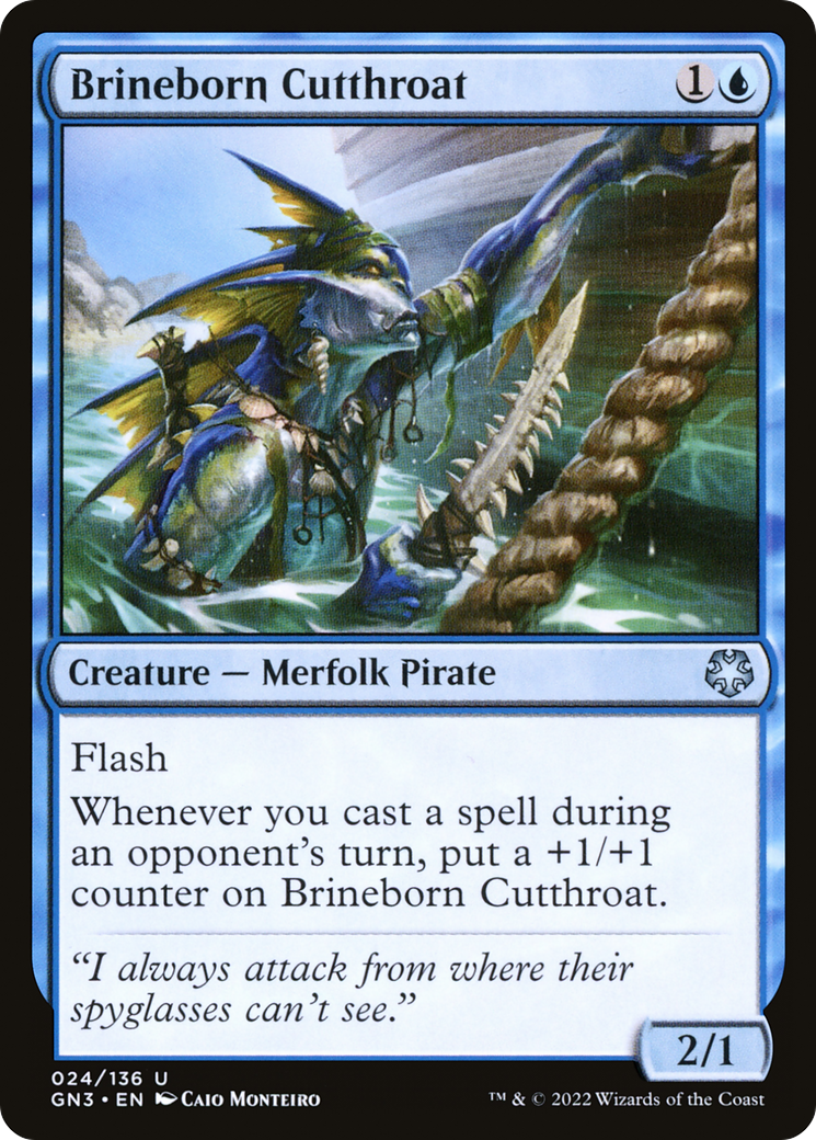 Brineborn Cutthroat (GN3-024) [Misc] Game Night: Free-for-All MTG Single Wizards of the Coast