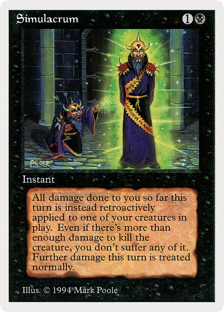 Simulacrum (SUM-130) [Misc] Summer Magic / Edgar MTG Single Wizards of the Coast