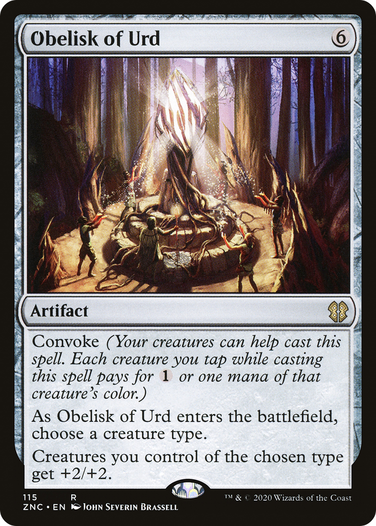 Obelisk of Urd (ZNC-115) [Zendikar Rising Commander] MTG Single Wizards of the Coast
