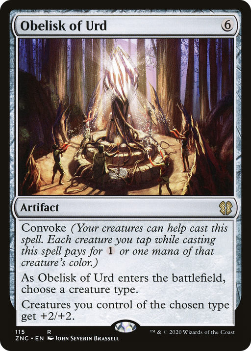 Obelisk of Urd (ZNC-115) [Zendikar Rising Commander] MTG Single Wizards of the Coast