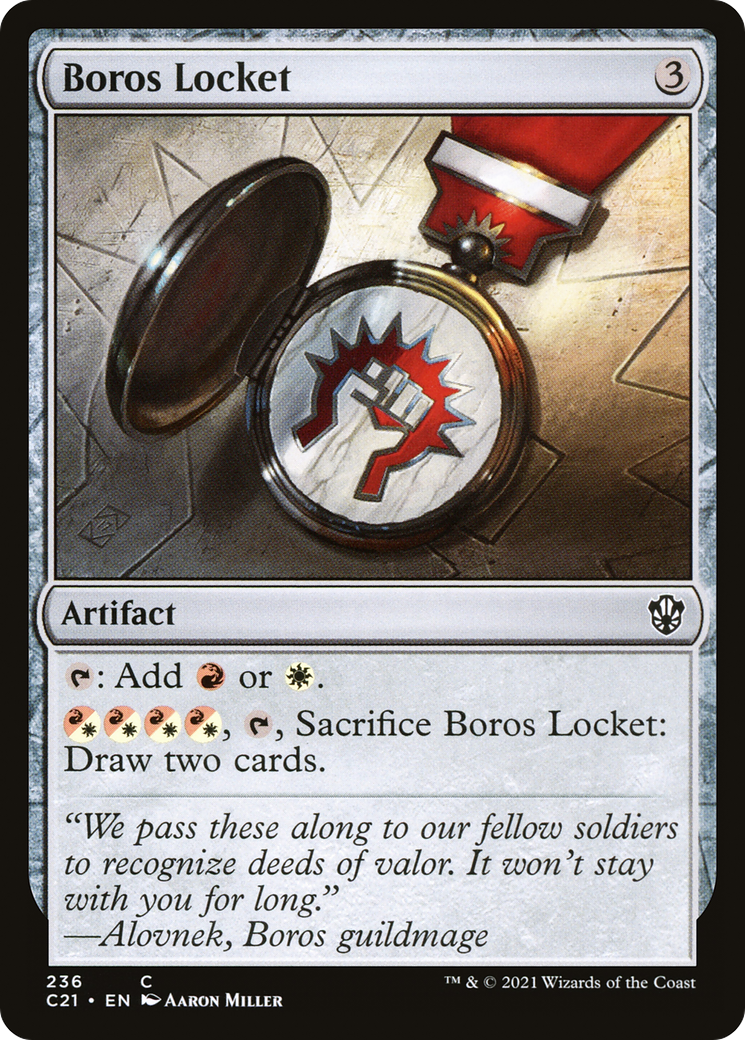 Boros Locket (C21-236) [Commander 2021] MTG Single Wizards of the Coast