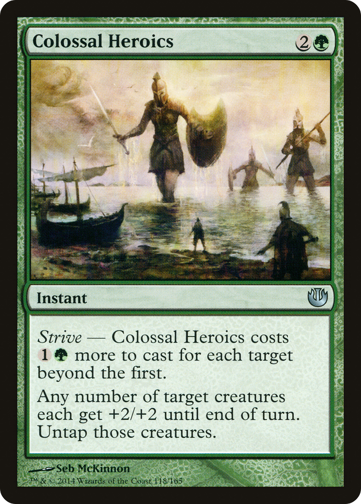 Colossal Heroics (JOU-118) [Journey into Nyx] MTG Single Wizards of the Coast