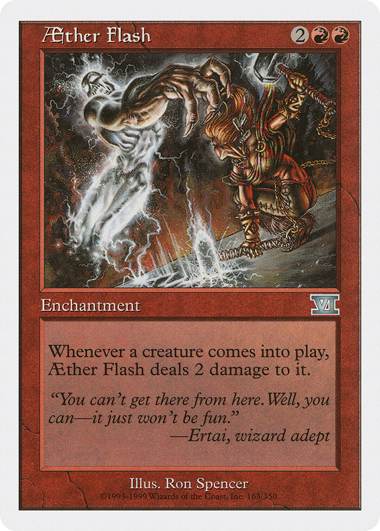 Aether Flash (6ED-163) [Classic Sixth Edition] MTG Single Wizards of the Coast