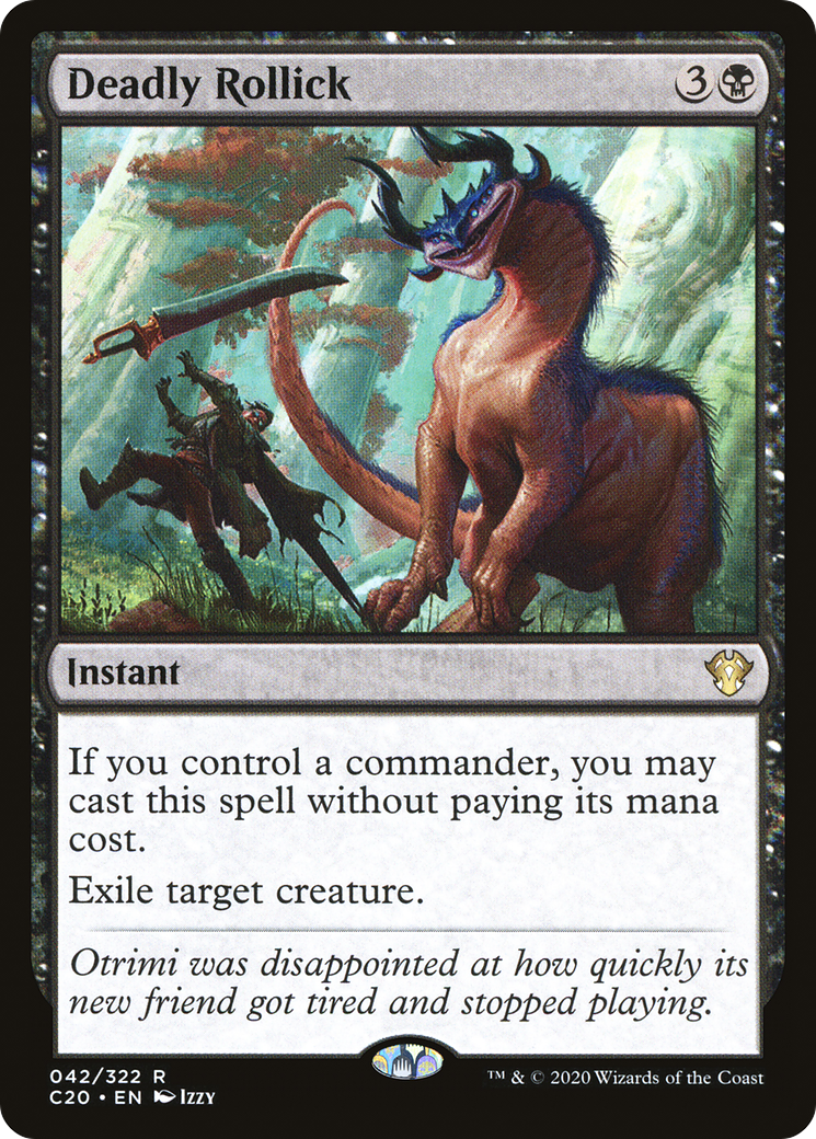 Deadly Rollick (C20-042) [Commander 2020] MTG Single Wizards of the Coast