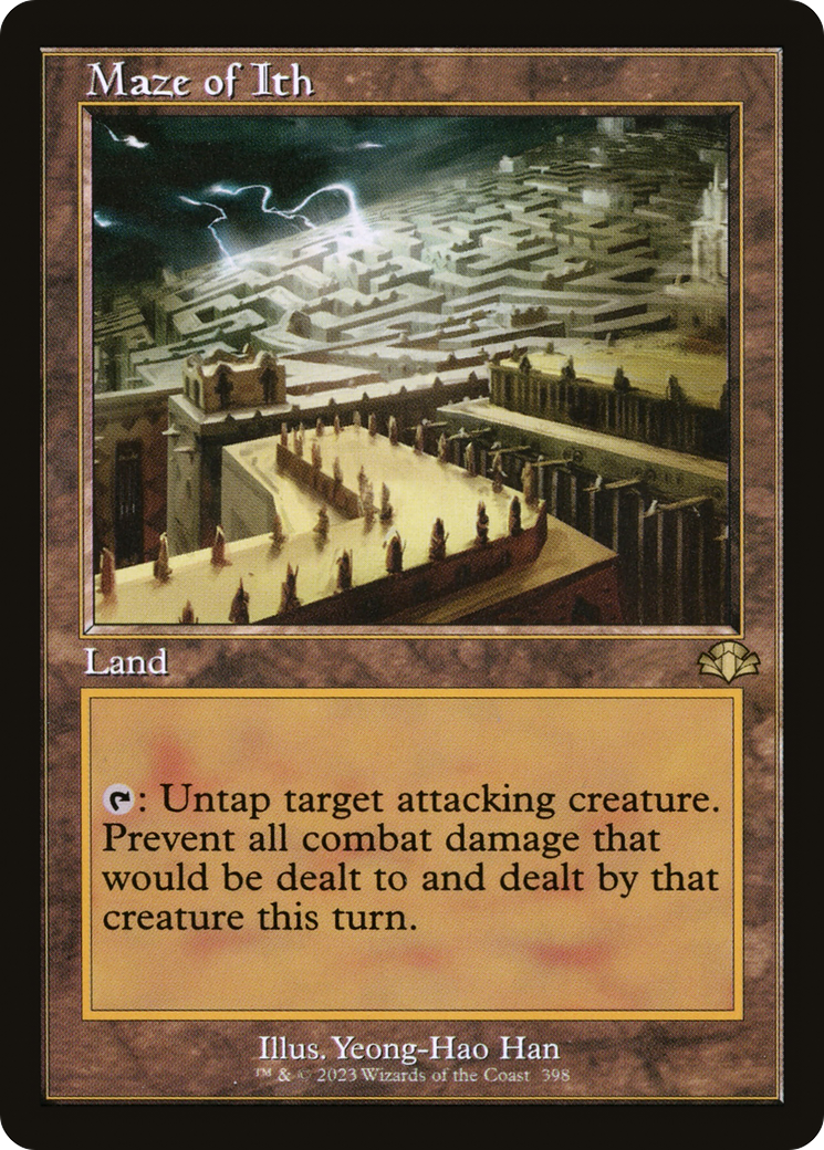 Maze of Ith (DMR-398) [Dominaria Remastered] Foil MTG Single Wizards of the Coast