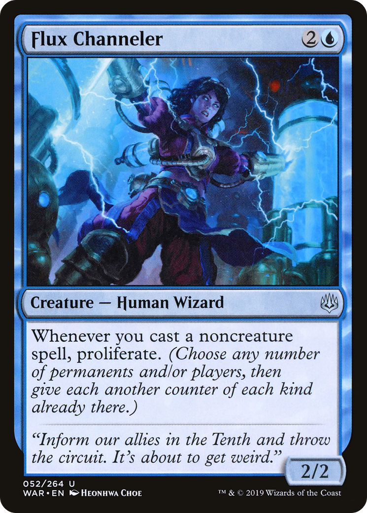 Flux Channeler (WAR-052) [War of the Spark] Foil MTG Single Wizards of the Coast