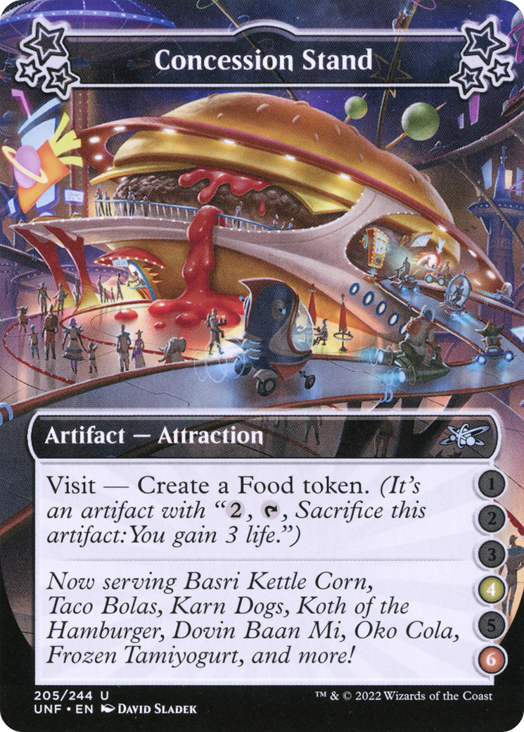 Concession Stand (4-6) (UNF-205) [Unfinity] Foil MTG Single Wizards of the Coast