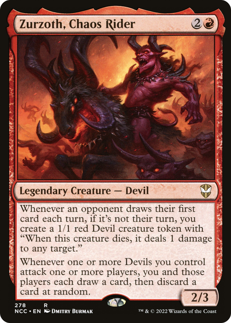 Zurzoth, Chaos Rider (NCC-278) [New Capenna Commander] MTG Single Wizards of the Coast