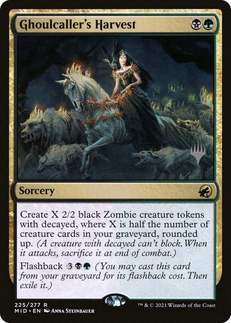 Ghoulcaller's Harvest (PPMID-225) [Innistrad: Midnight Hunt Promos] MTG Single Wizards of the Coast