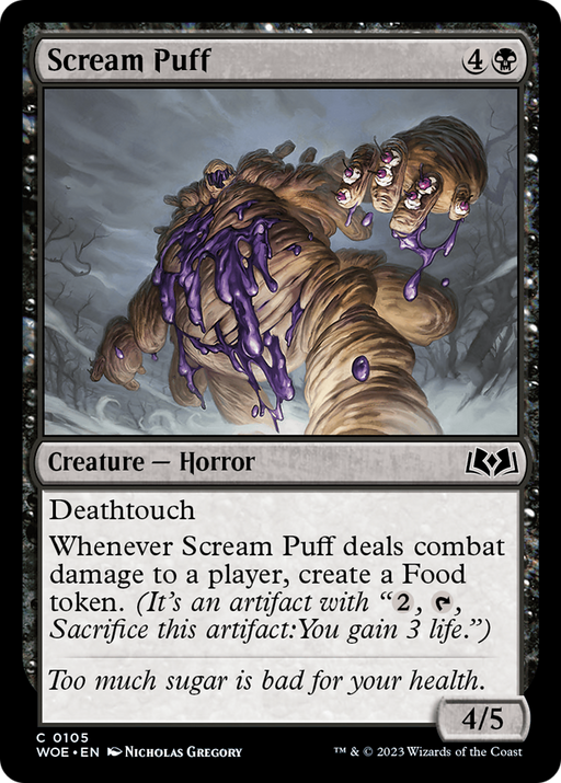 Scream Puff (WOE-105) [Wilds of Eldraine] Foil MTG Single Wizards of the Coast