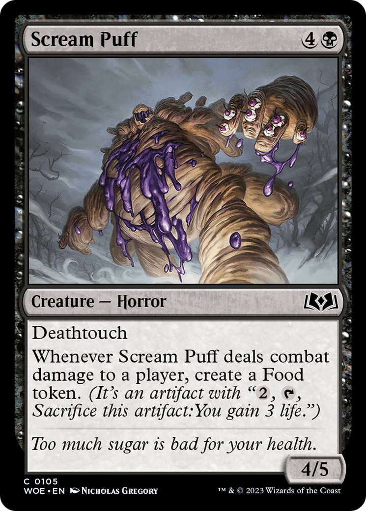 Scream Puff (WOE-105) [Wilds of Eldraine] MTG Single Wizards of the Coast