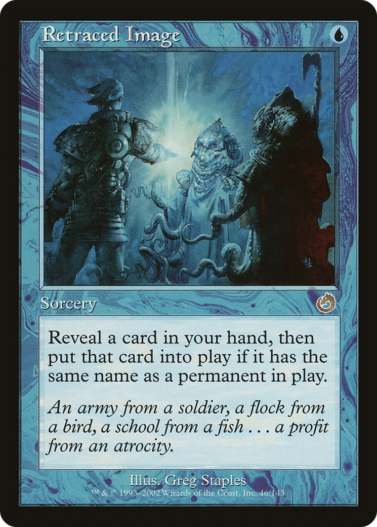 Retraced Image (TOR-046) [Torment] MTG Single Wizards of the Coast