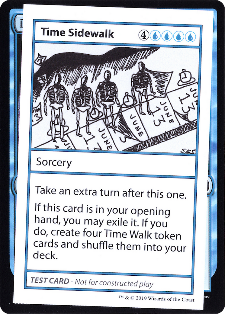 Time Sidewalk (CMB1-031) [Mystery Booster] Playtest Cards 2021 MTG Single Wizards of the Coast