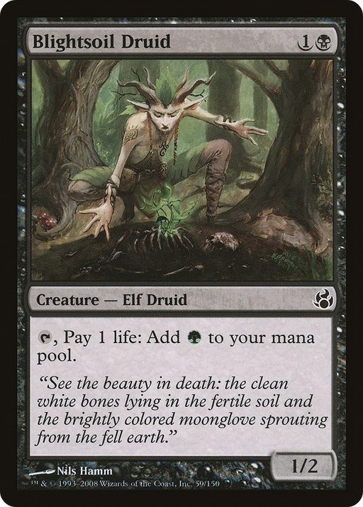 Blightsoil Druid (MOR-059) [Morningtide] MTG Single Wizards of the Coast