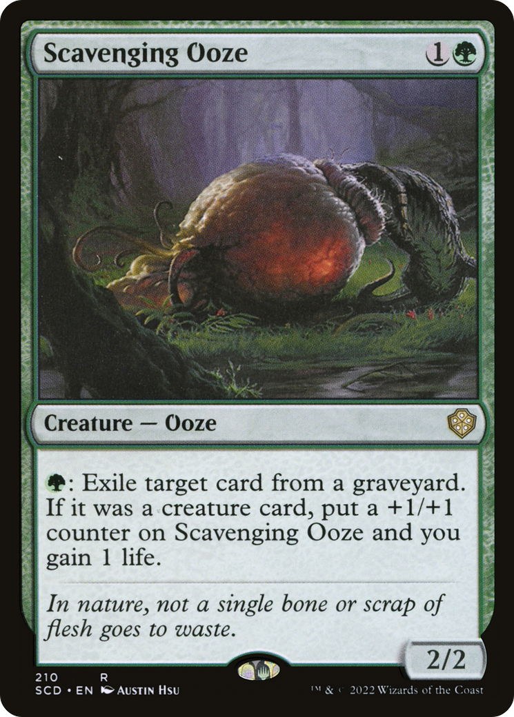 Scavenging Ooze (SCD-210) [Starter Commander Decks] MTG Single Wizards of the Coast